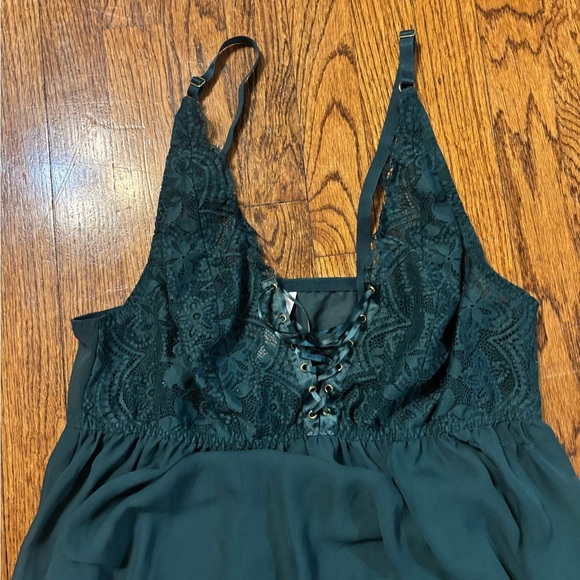 Cacique Scallop Lace Babydoll Tank in Plus Size 18/20 - Picture 3 of 5